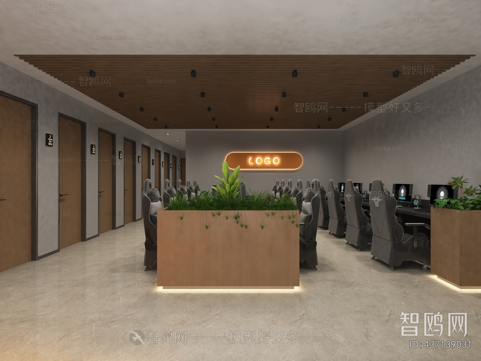 Modern Internet Cafe