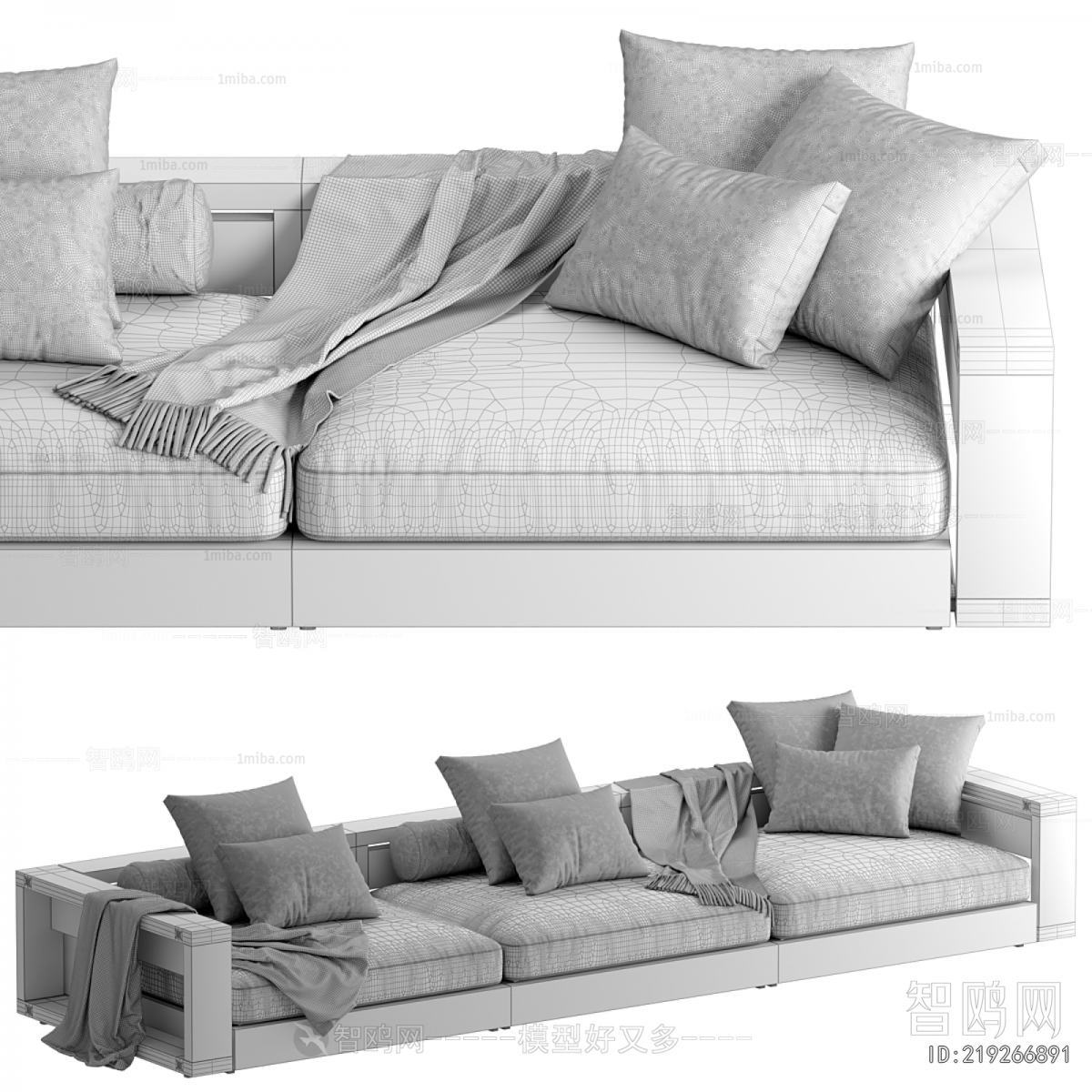 Modern Three-seat Sofa
