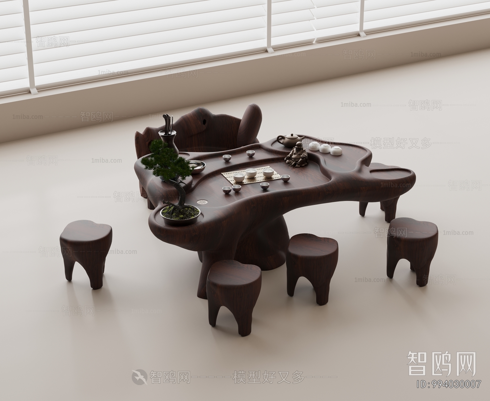 Chinese Style Tea Tables And Chairs