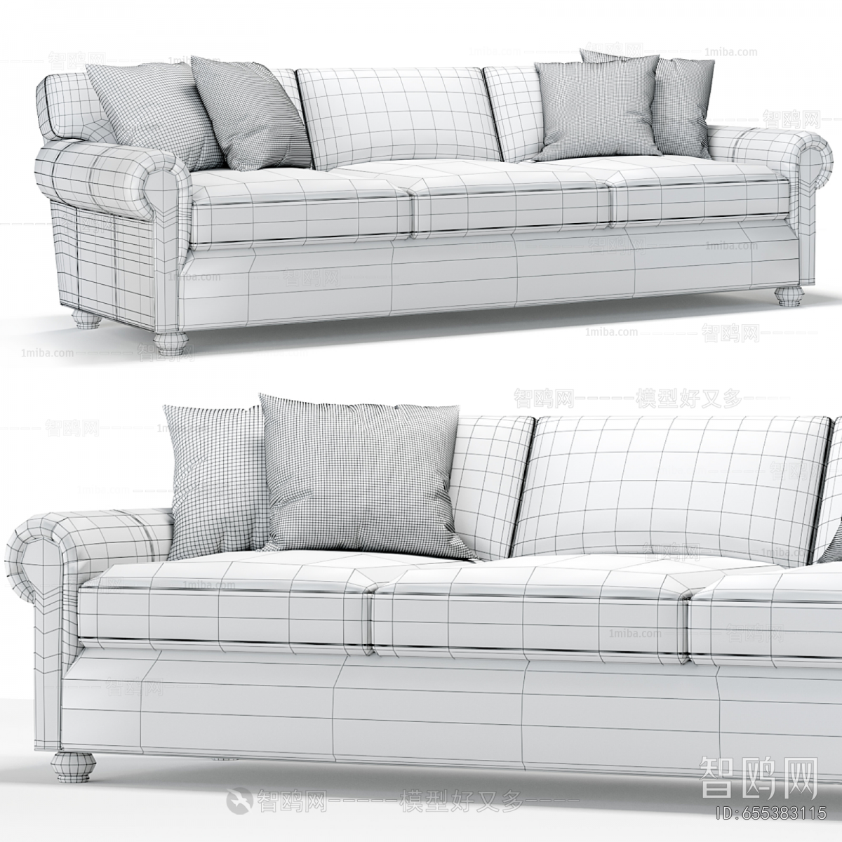Modern Three-seat Sofa