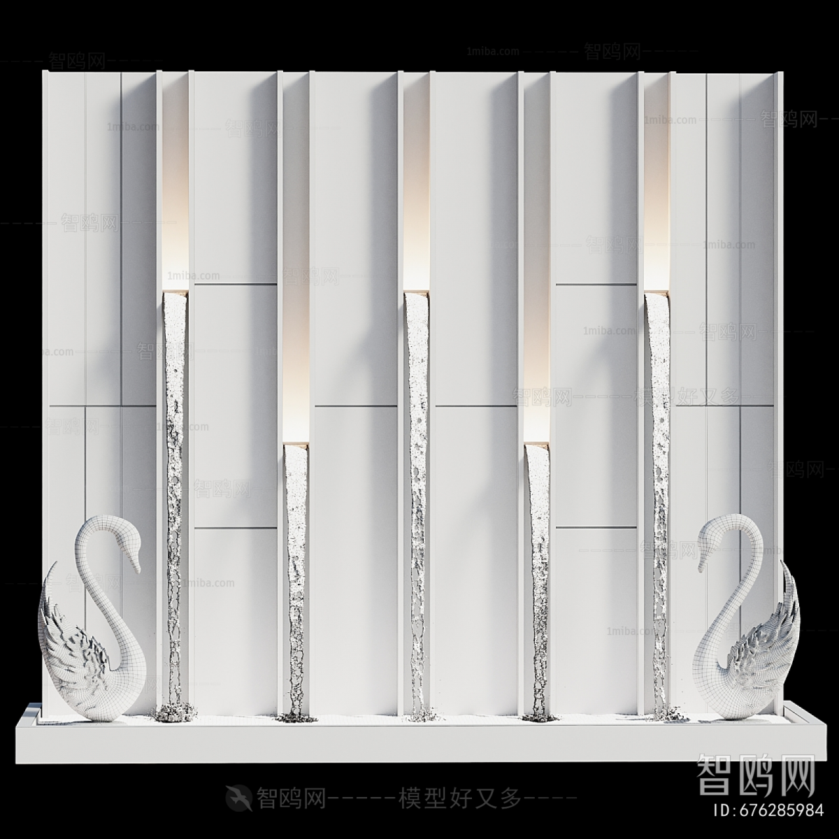 Modern Rockery Waterscape