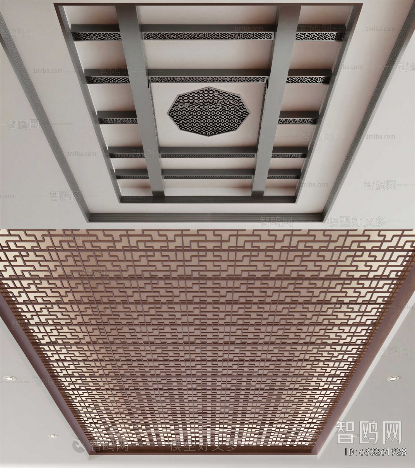 New Chinese Style Suspended Ceiling