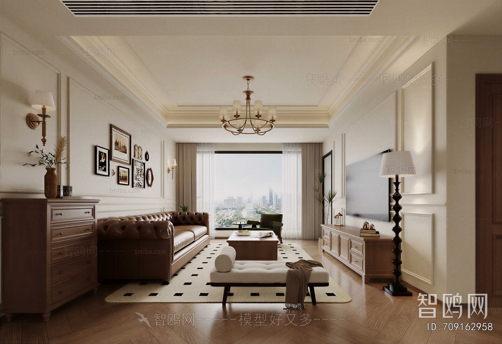 American Style A Living Room