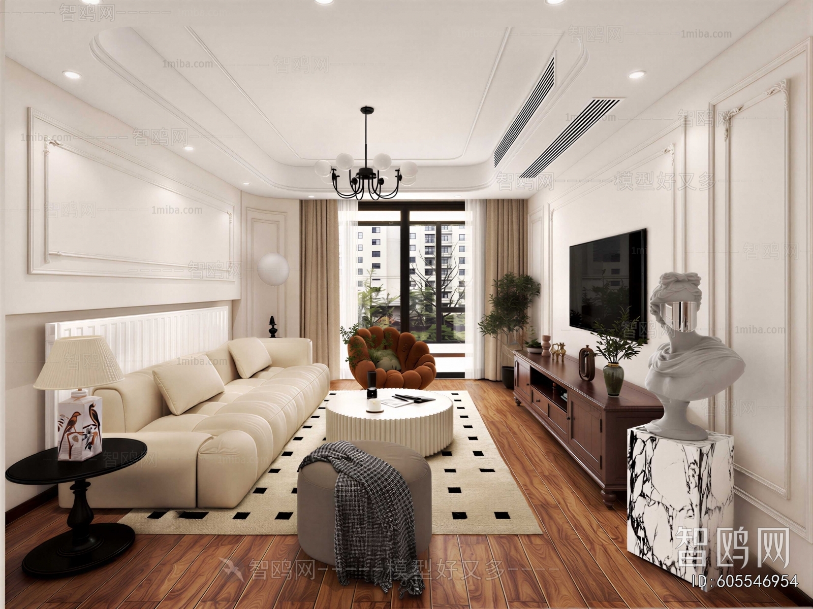 French Style A Living Room