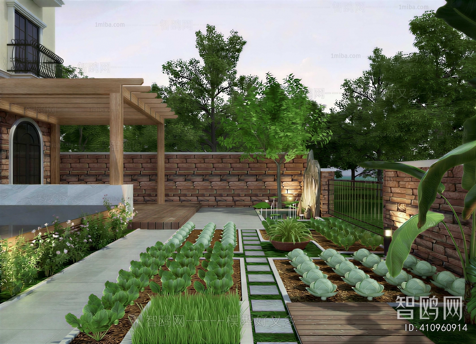 Modern Courtyard/landscape