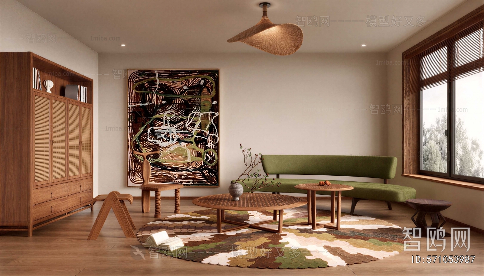 Southeast Asian Style A Living Room