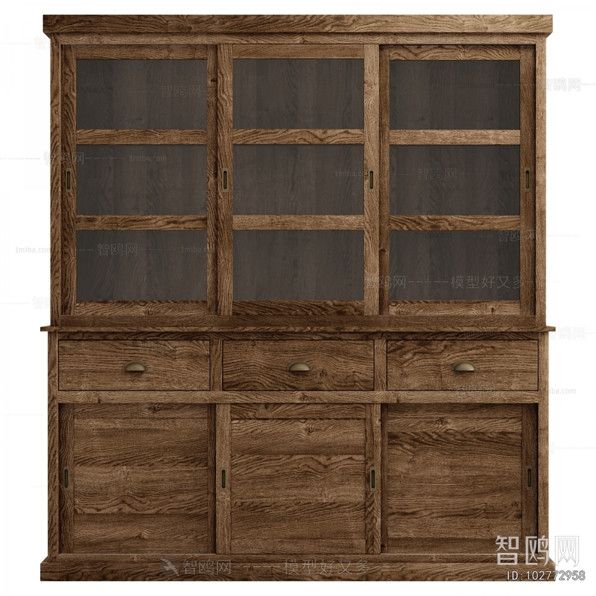 Retro Style Wine Cabinet