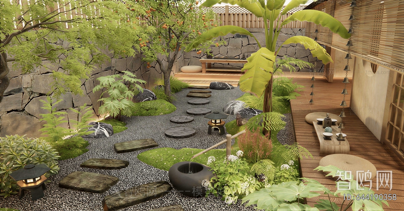 Japanese Style Courtyard/landscape