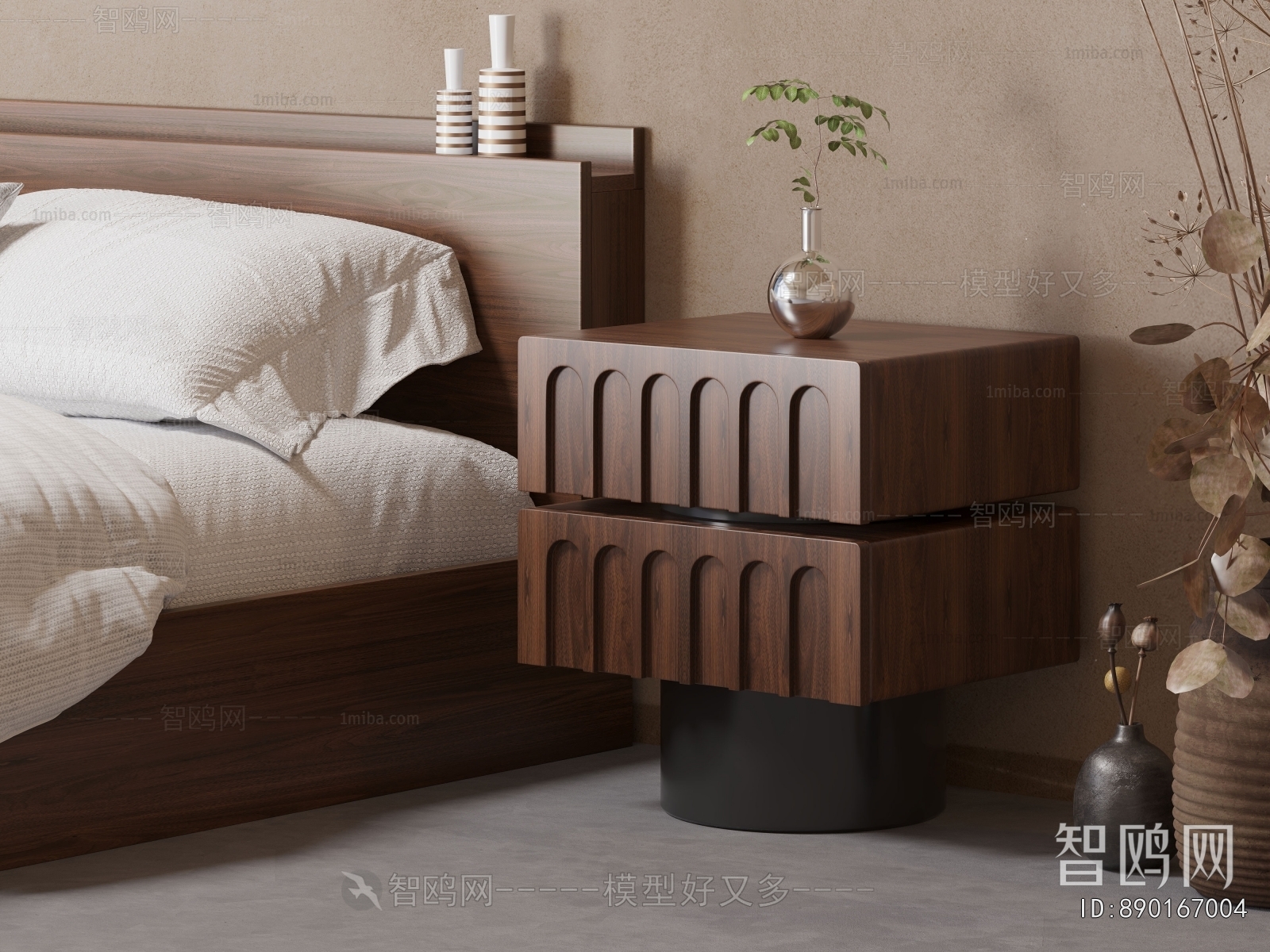 Modern Bedside Cupboard