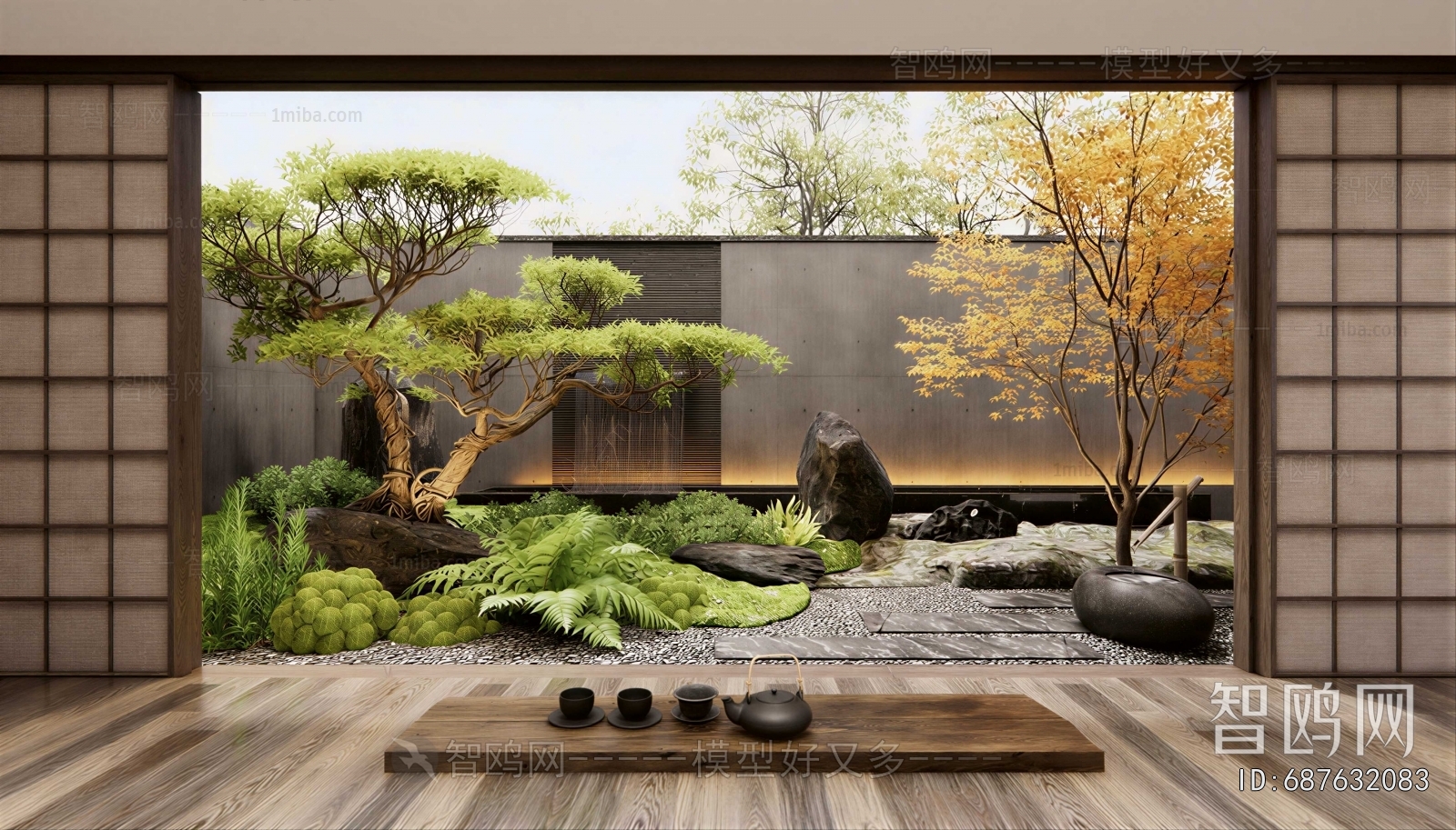 Japanese Style Courtyard/landscape