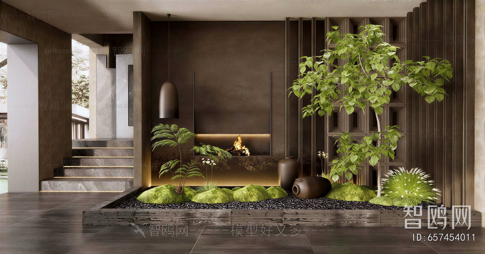 Wabi-sabi Style Plant Landscaping