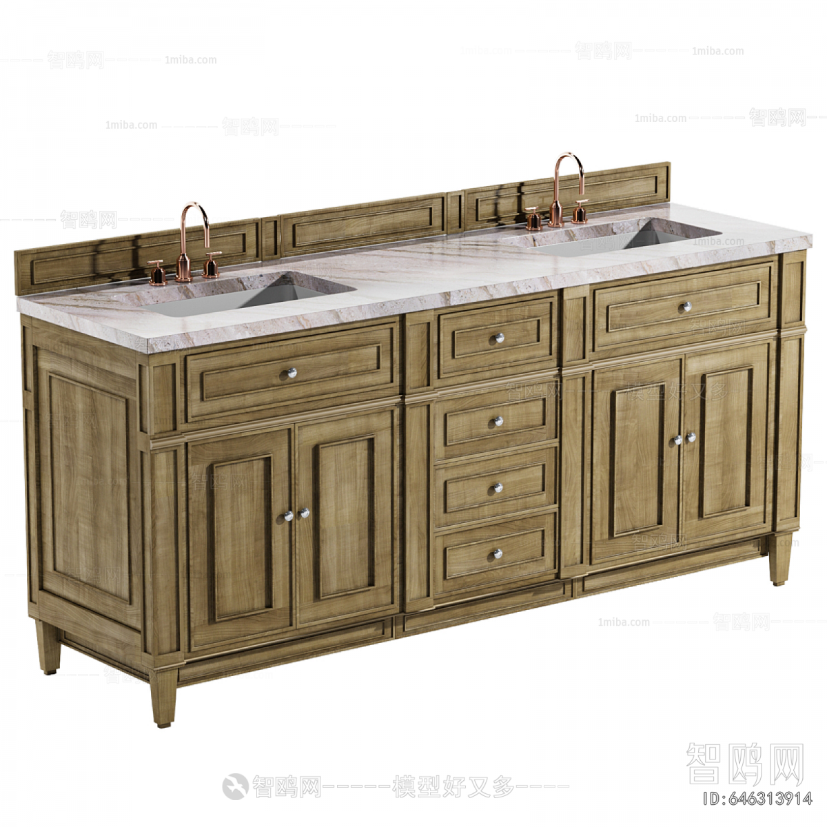 European Style Bathroom Cabinet