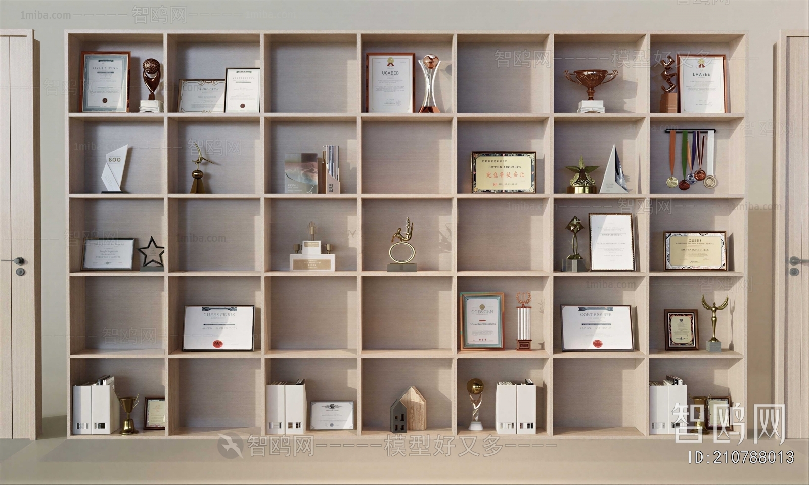 Modern Flag/badge/trophy/certificate