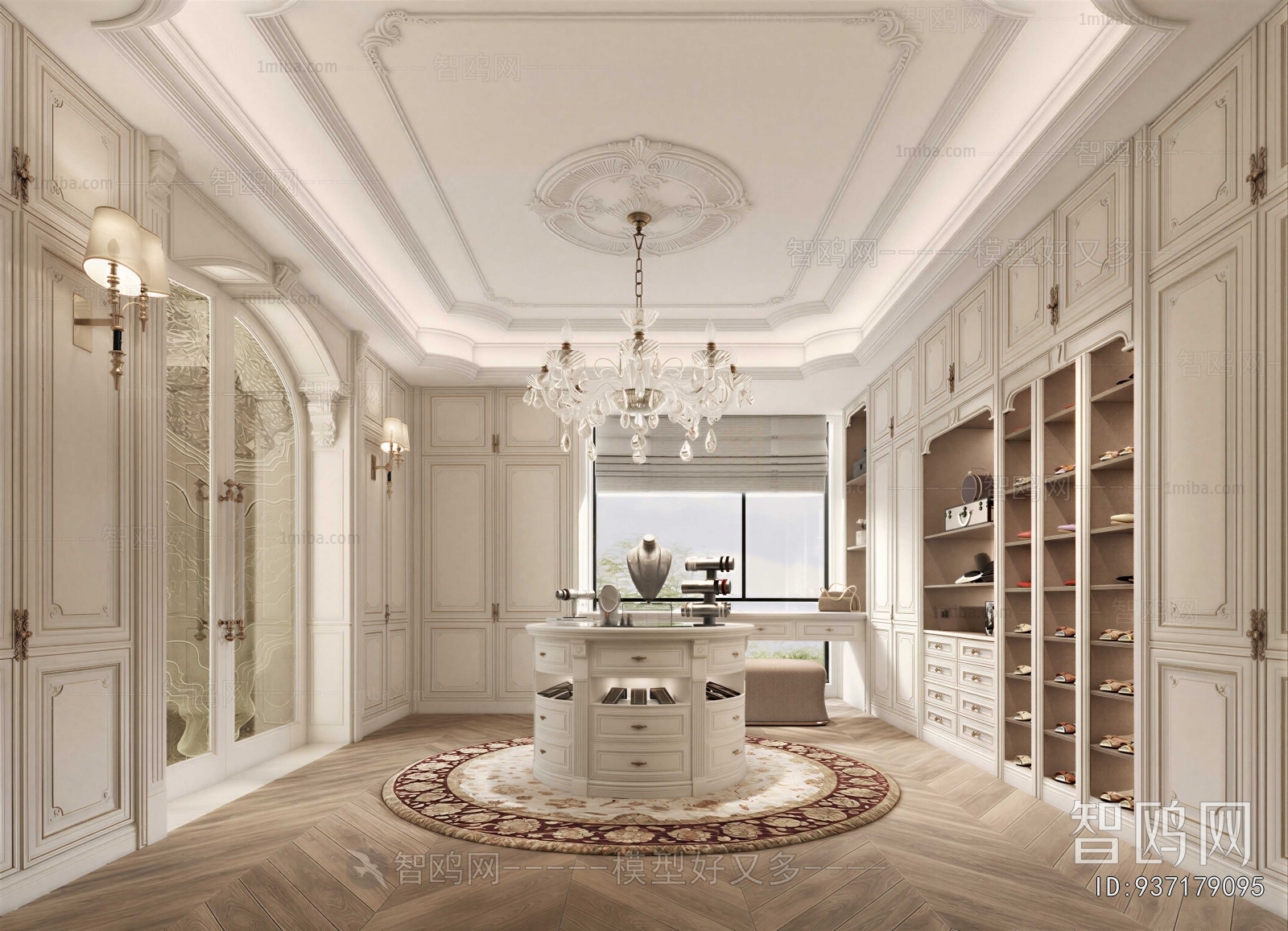 European Style Clothes Storage Area