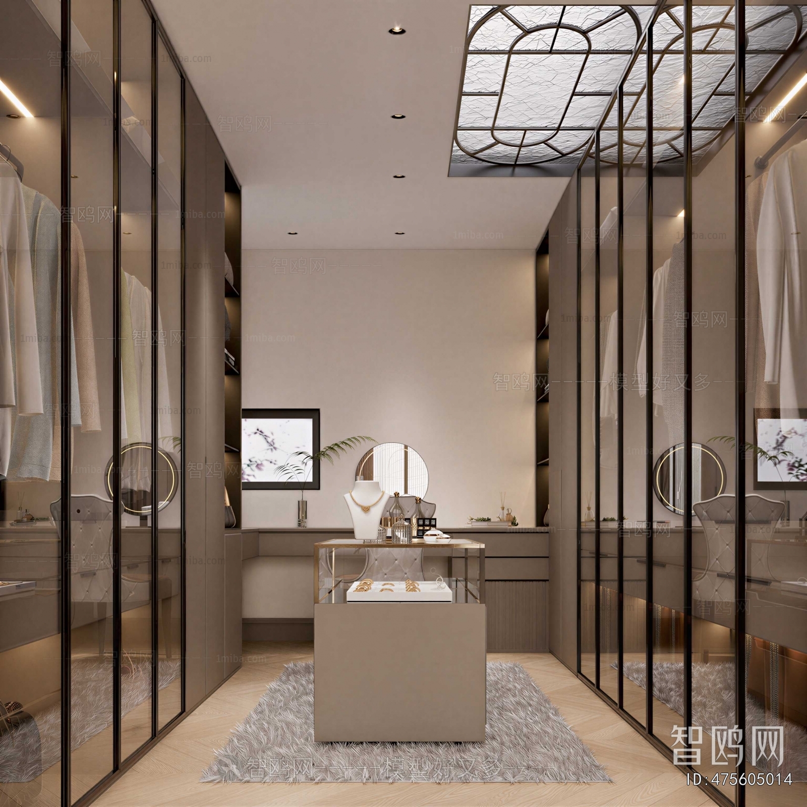 Modern Clothes Storage Area