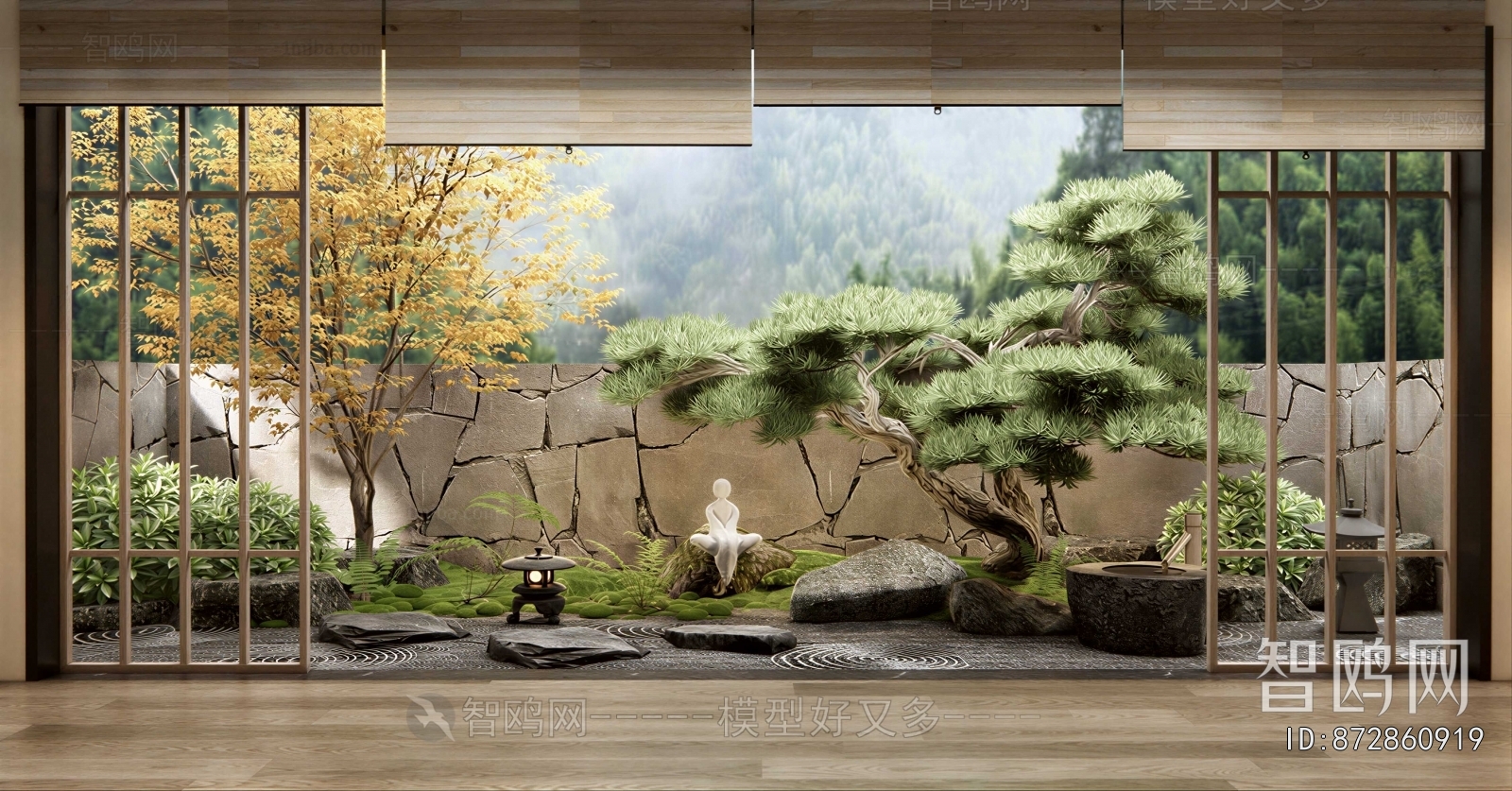 Japanese Style Courtyard/landscape