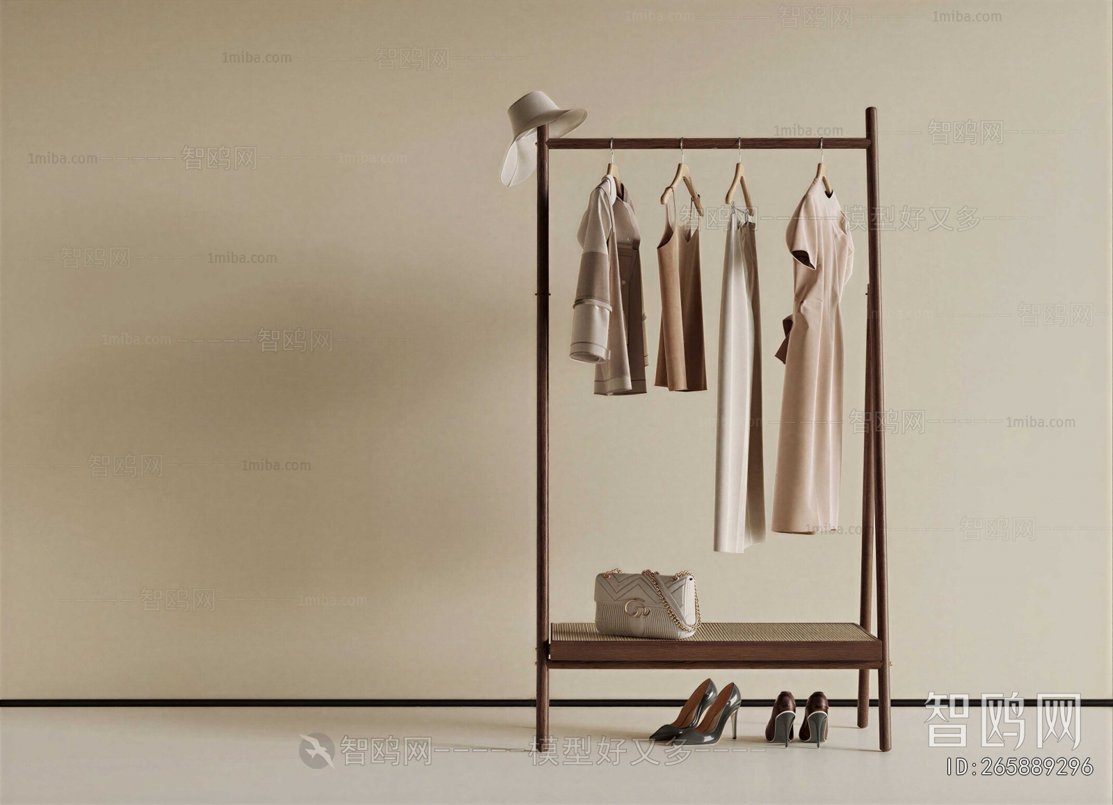 Wabi-sabi Style Coat Hanger