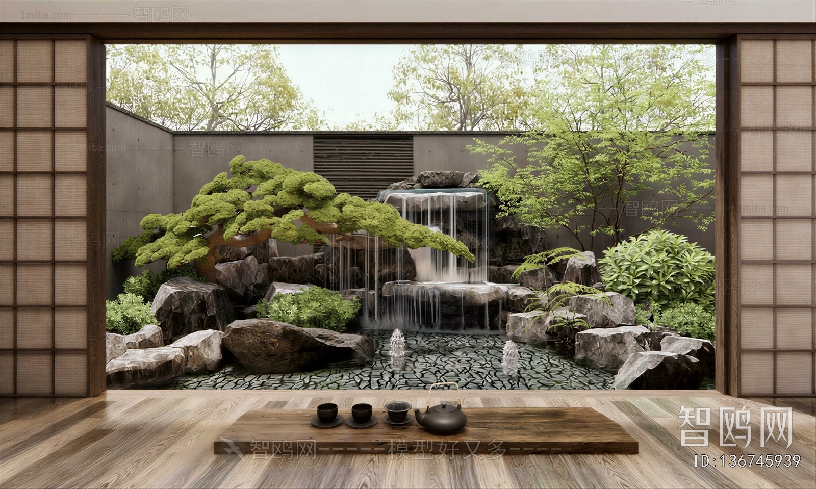 Japanese Style Courtyard/landscape