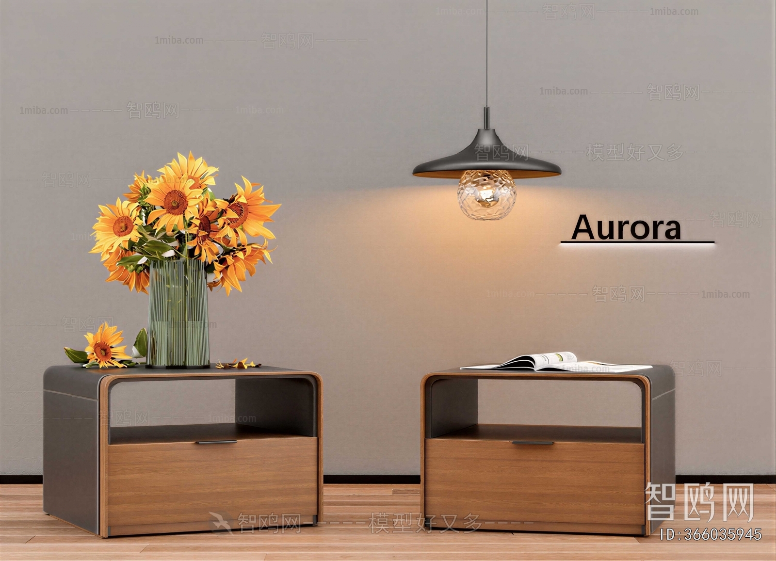 Modern Bedside Cupboard