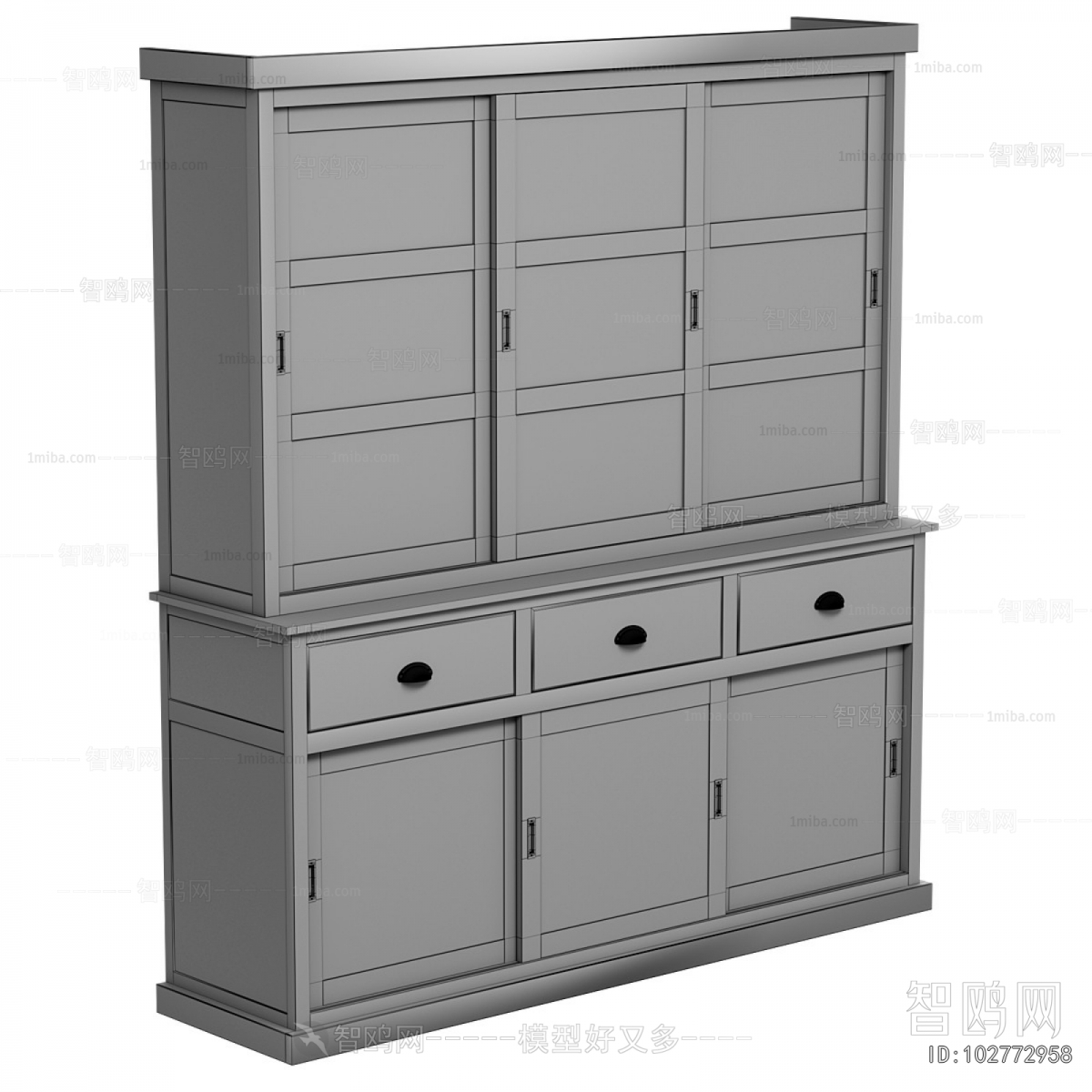 Retro Style Wine Cabinet