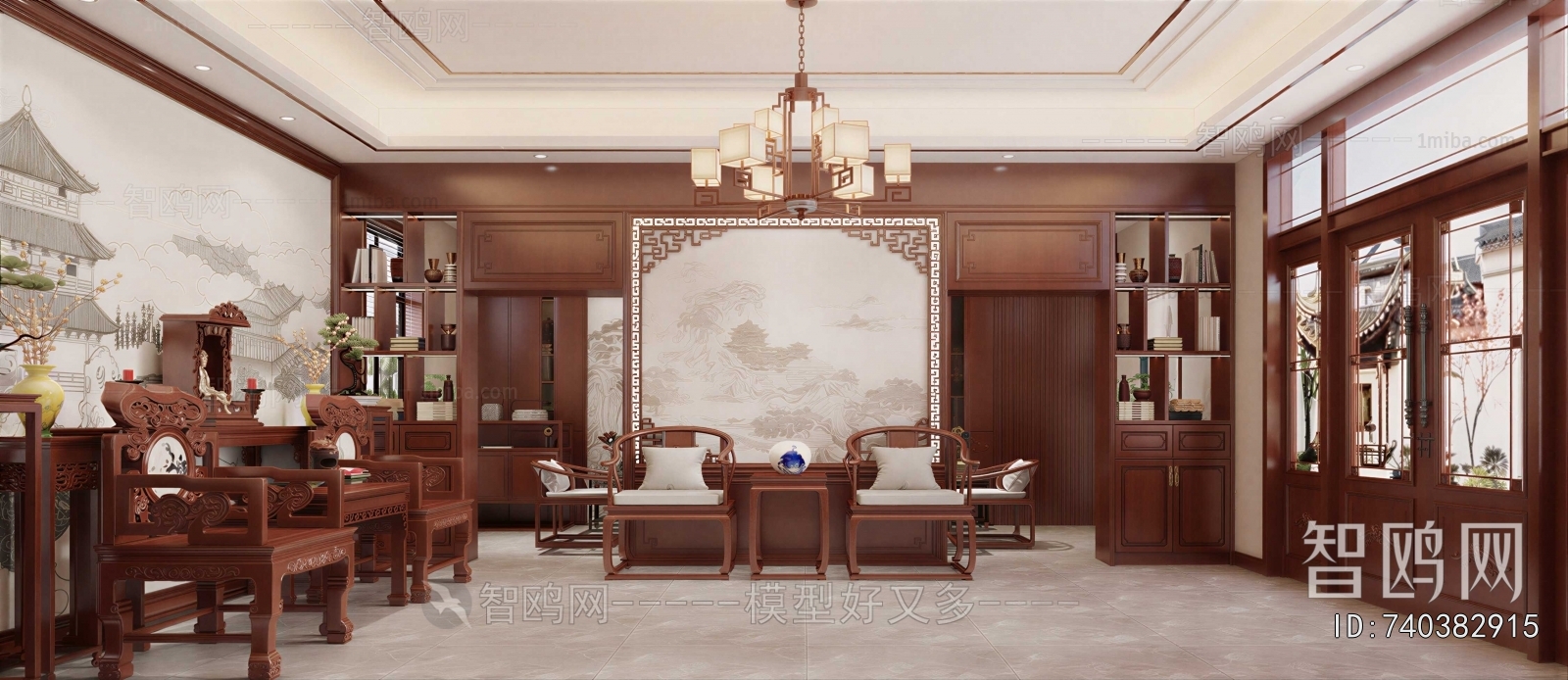 Chinese Style A Living Room