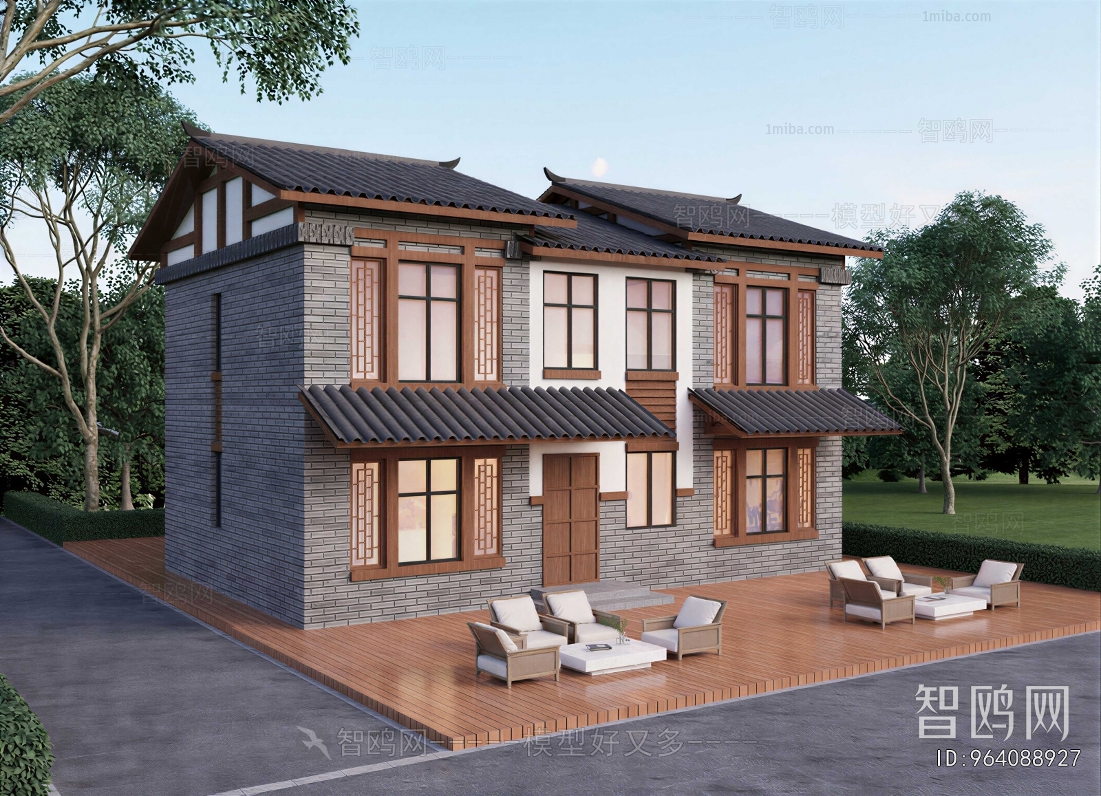 Chinese Style Residential Building