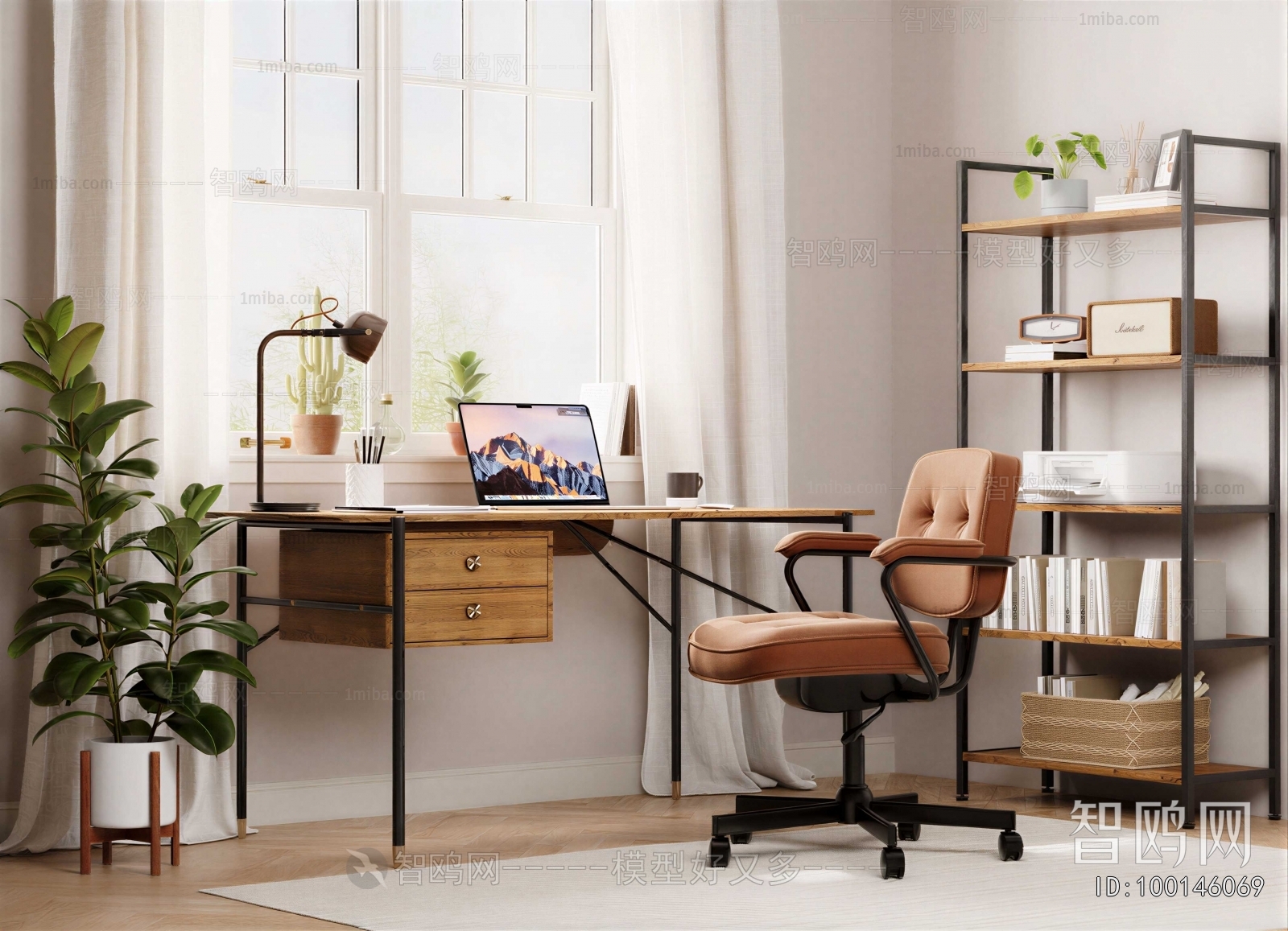 Modern Computer Desk And Chair