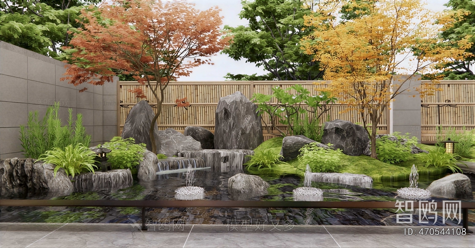 Japanese Style Courtyard/landscape