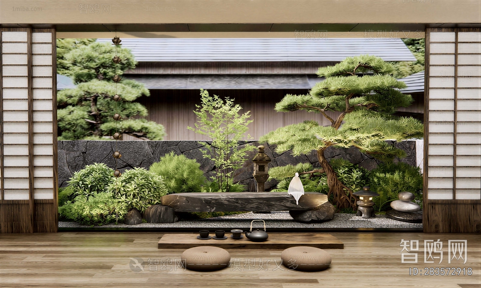 Japanese Style Courtyard/landscape