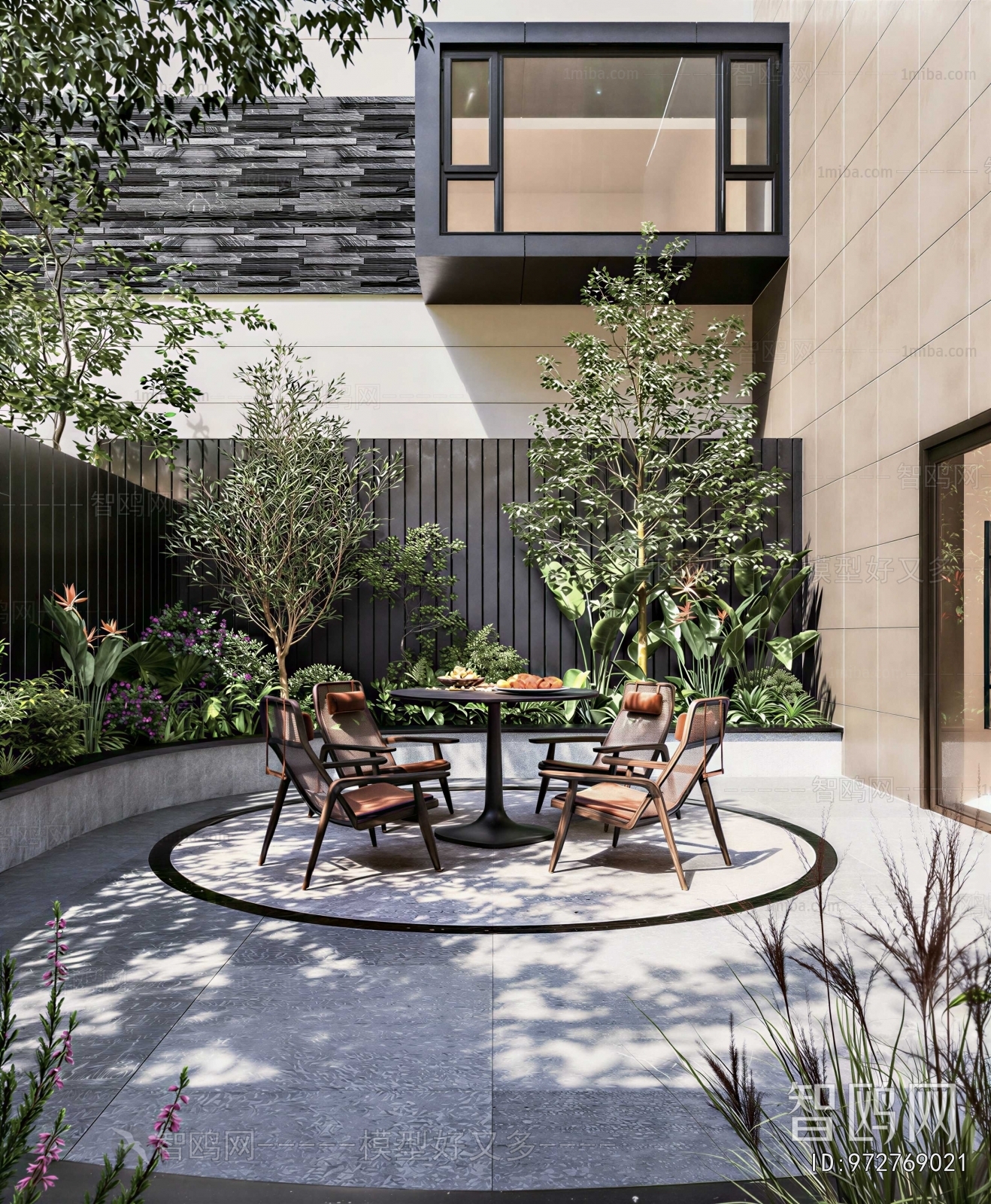 Modern Courtyard/landscape