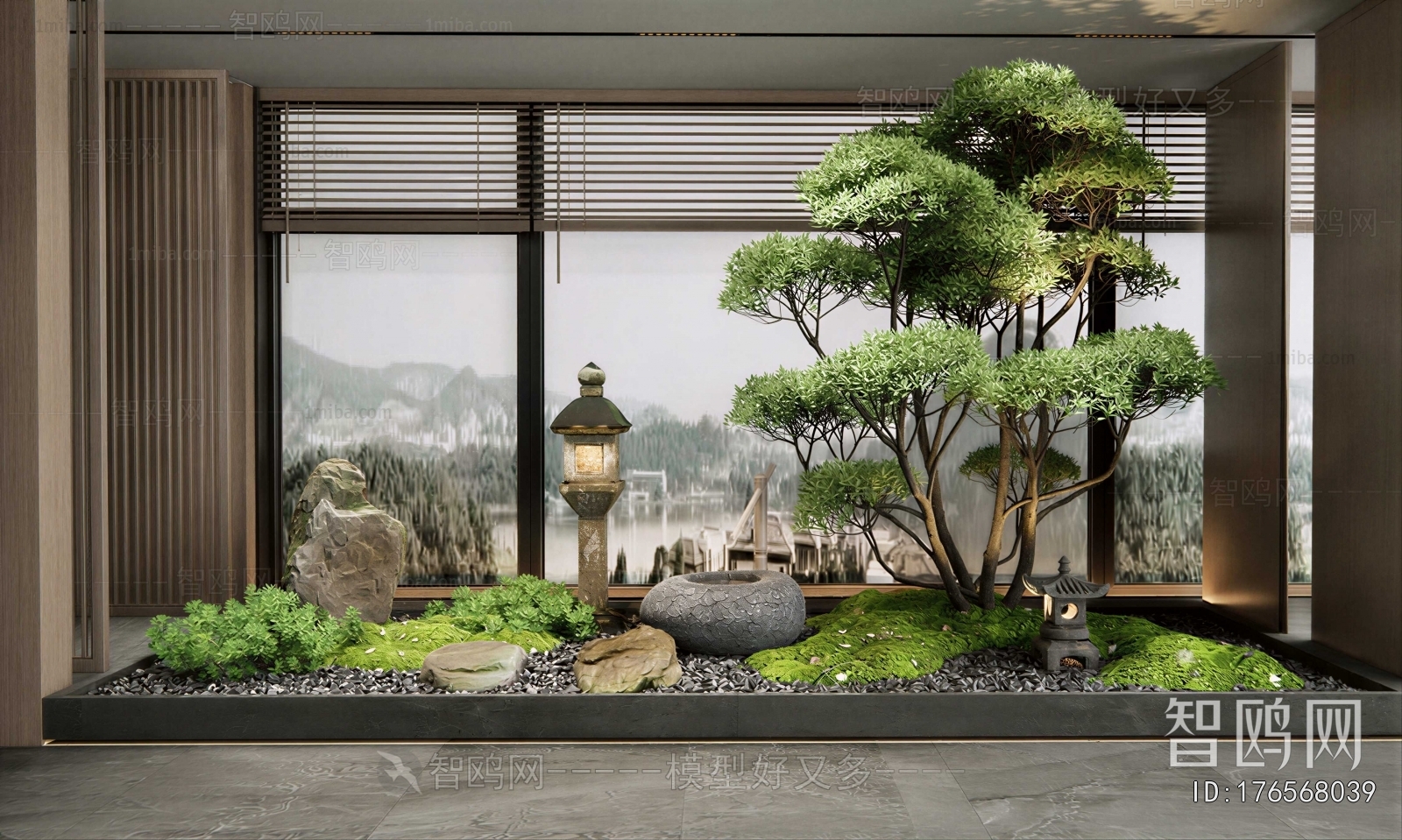 New Chinese Style Plant Landscaping