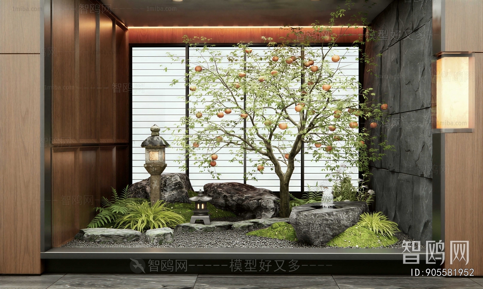 New Chinese Style Plant Landscaping