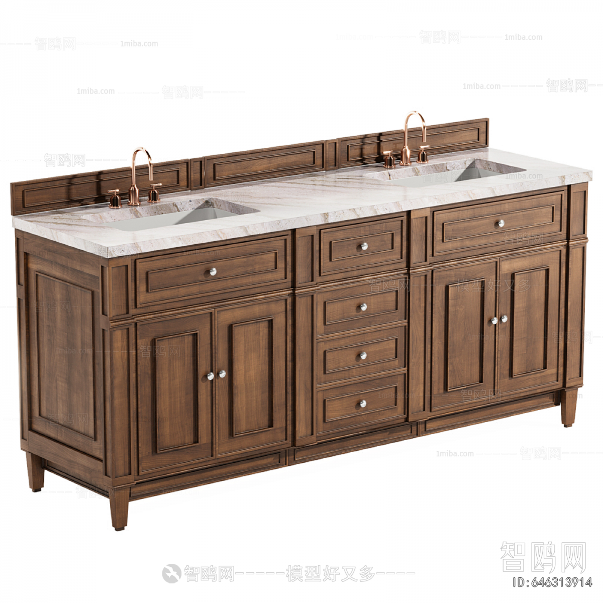 European Style Bathroom Cabinet