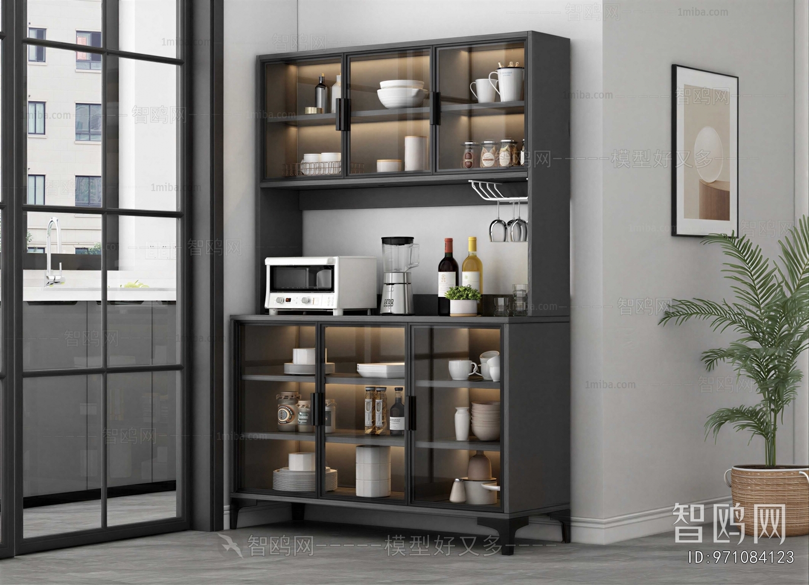 Nordic Style Wine Cabinet