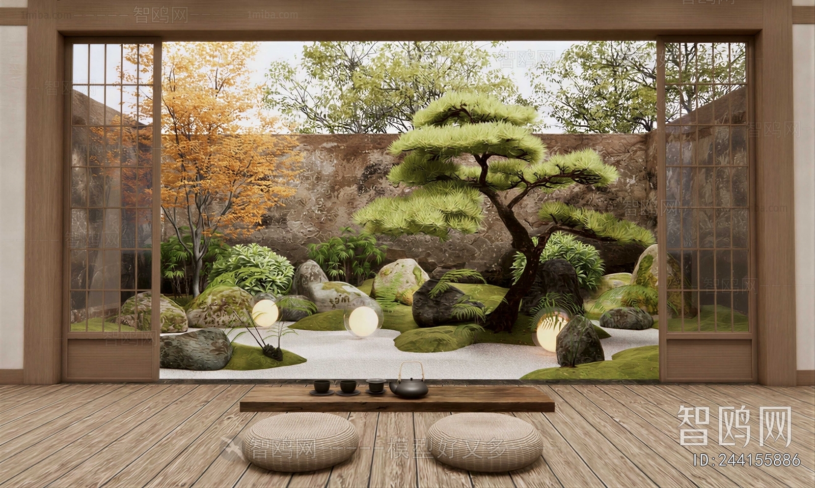 Japanese Style Courtyard/landscape