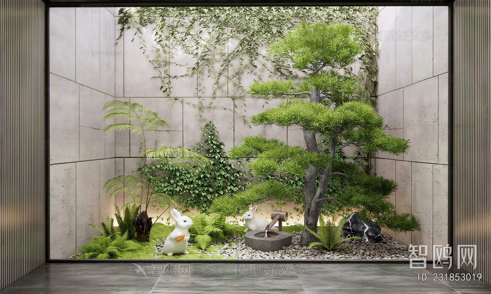 New Chinese Style Plant Landscaping