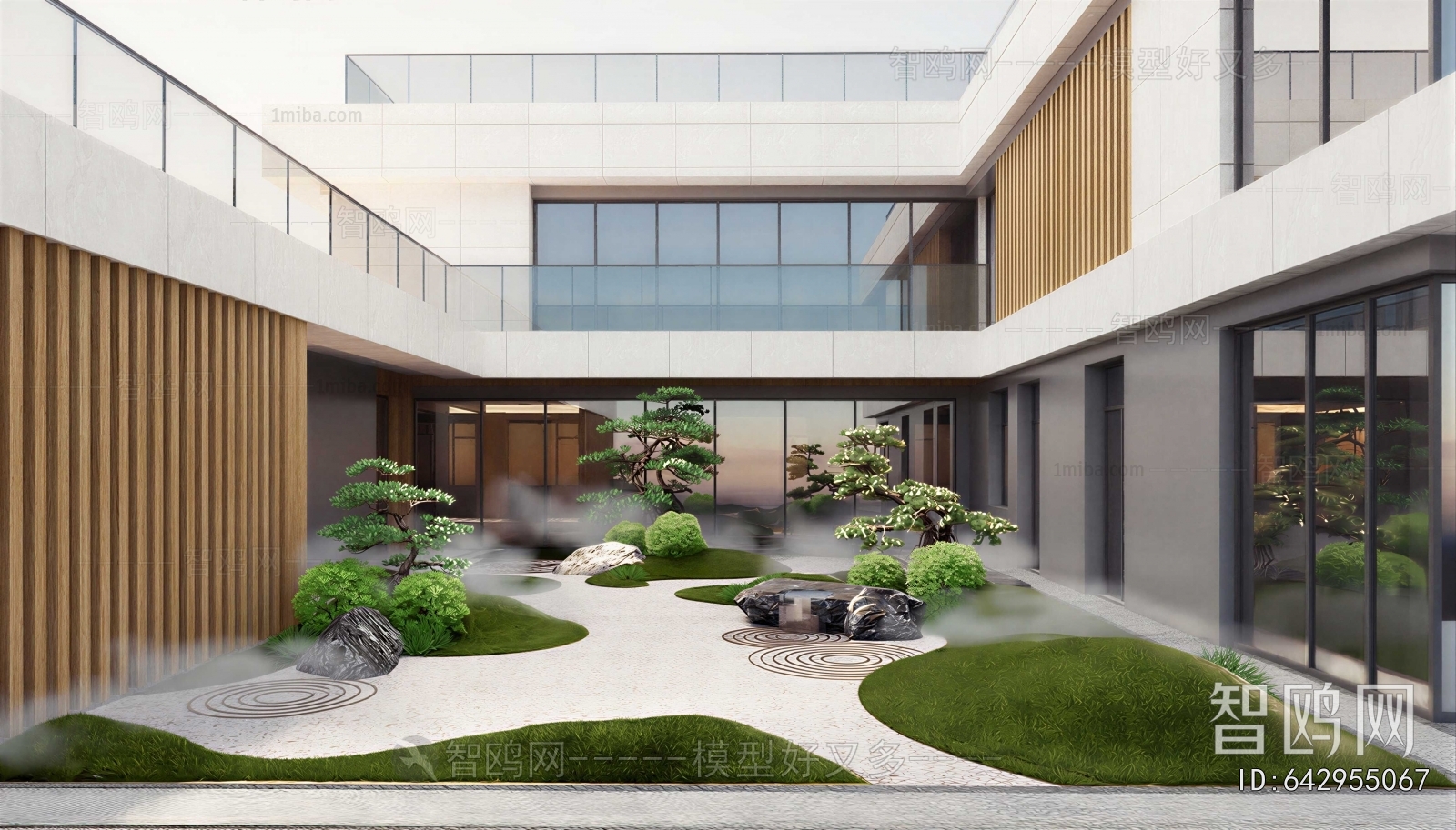 New Chinese Style Courtyard/landscape