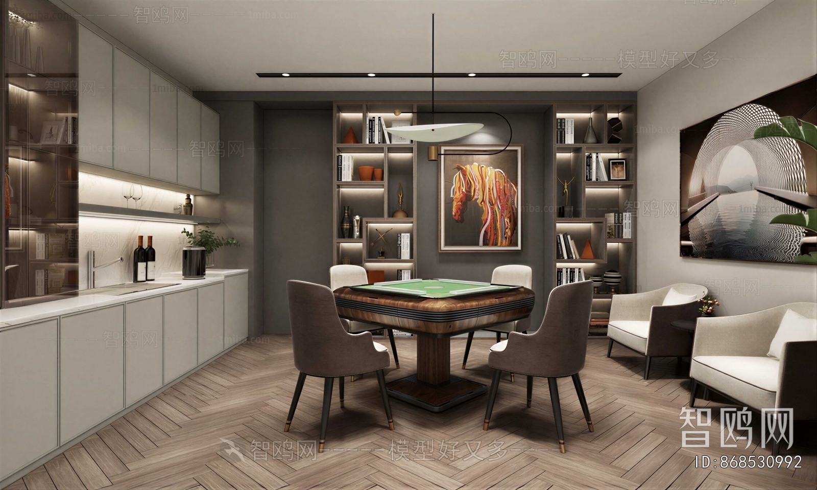 Modern Chess And Card Room