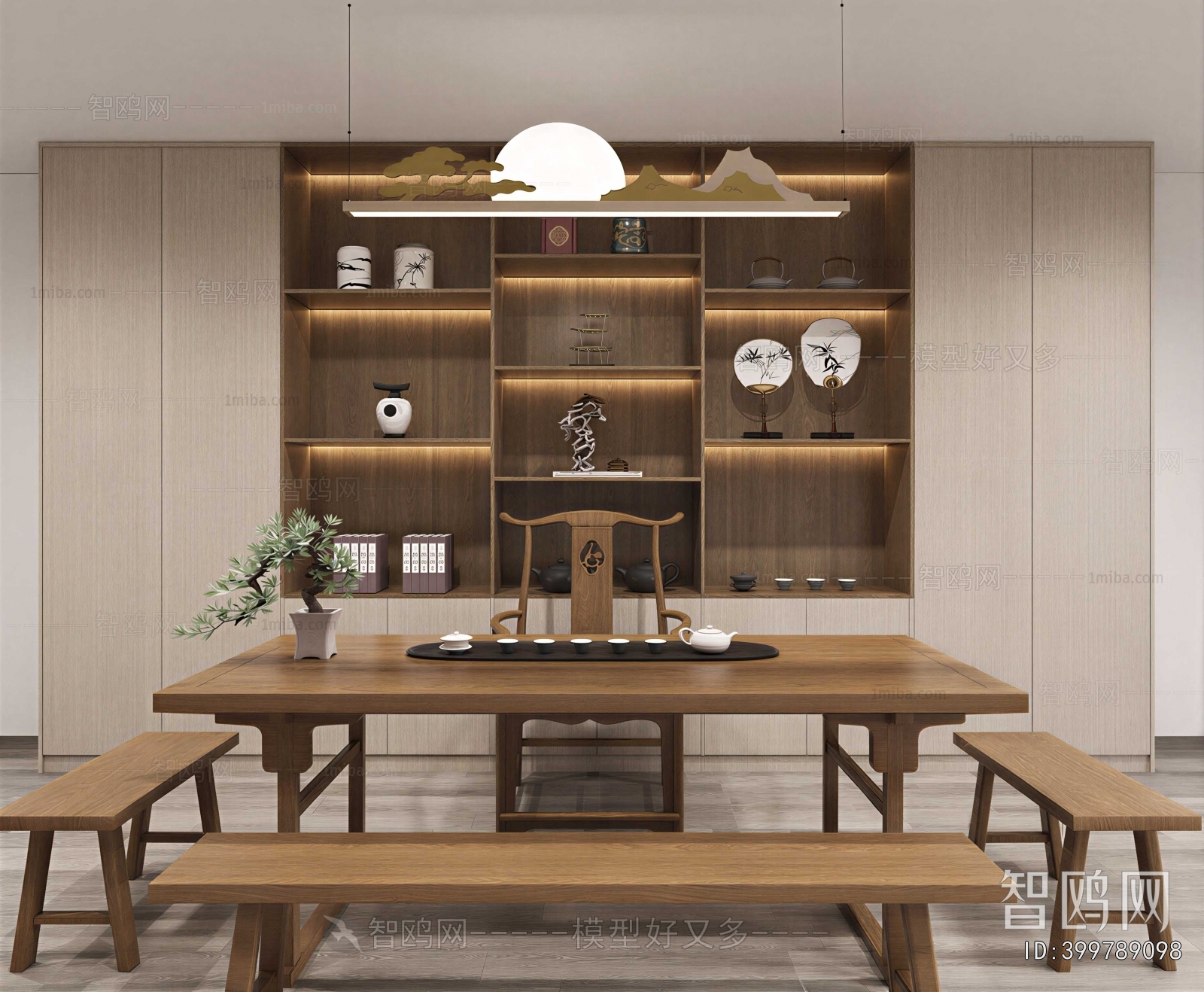 New Chinese Style Dining Room