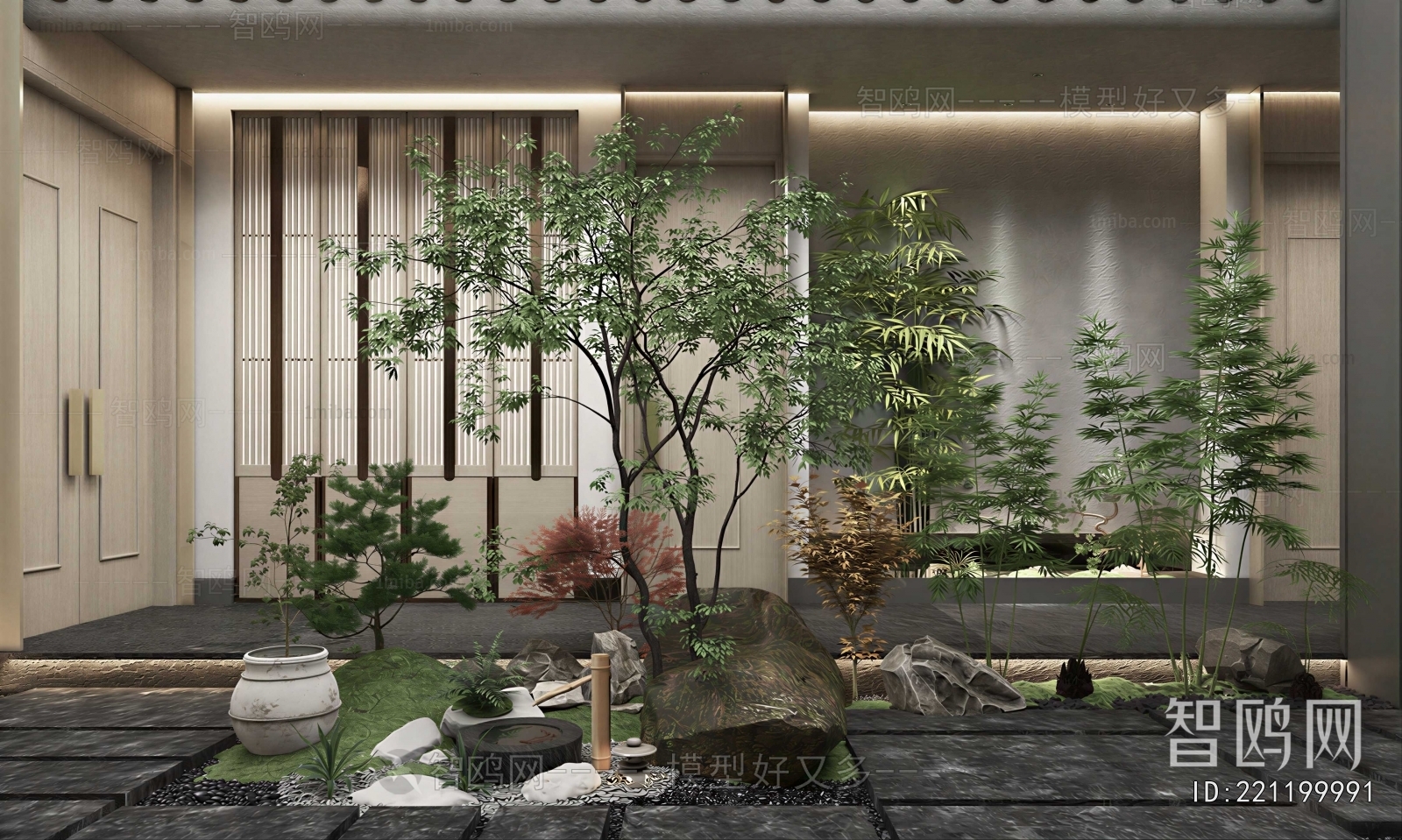 Japanese Style Courtyard/landscape