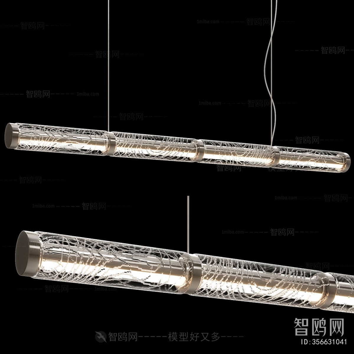 Modern Long Chandelier