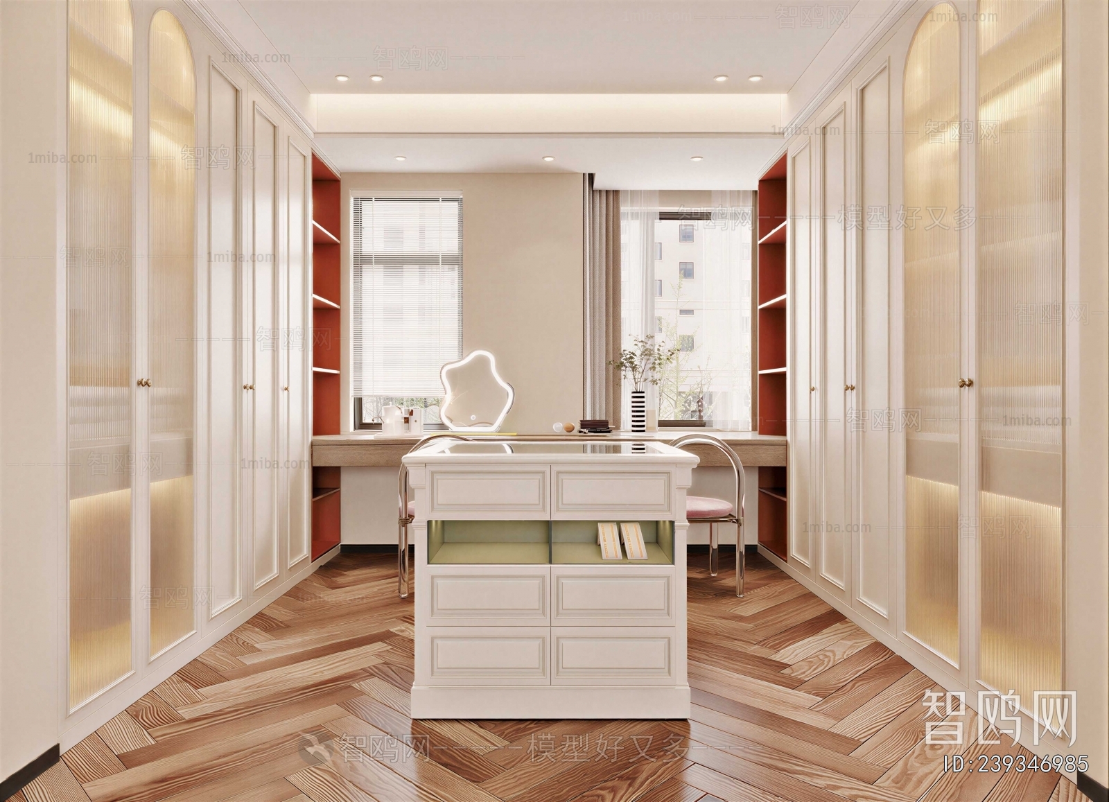 Modern Clothes Storage Area