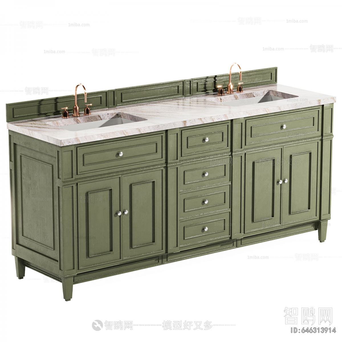 European Style Bathroom Cabinet