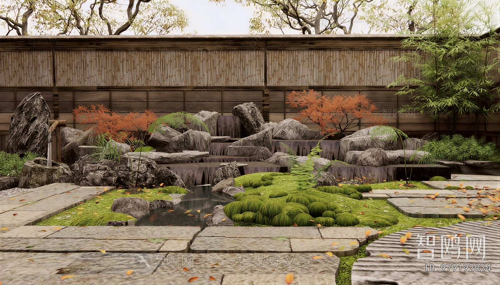 Japanese Style Courtyard/landscape