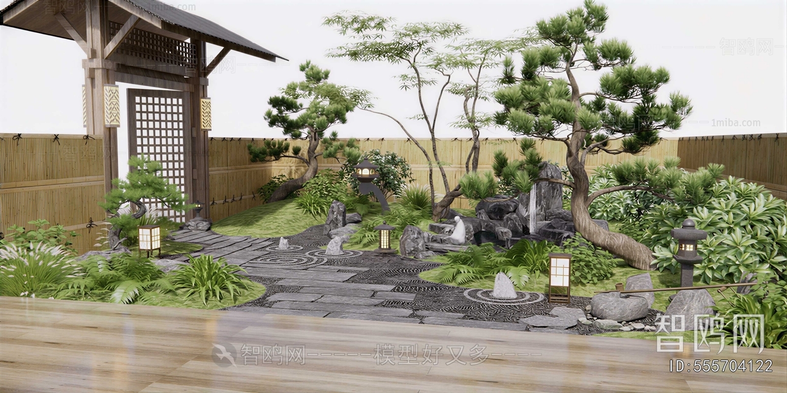 Japanese Style Courtyard/landscape
