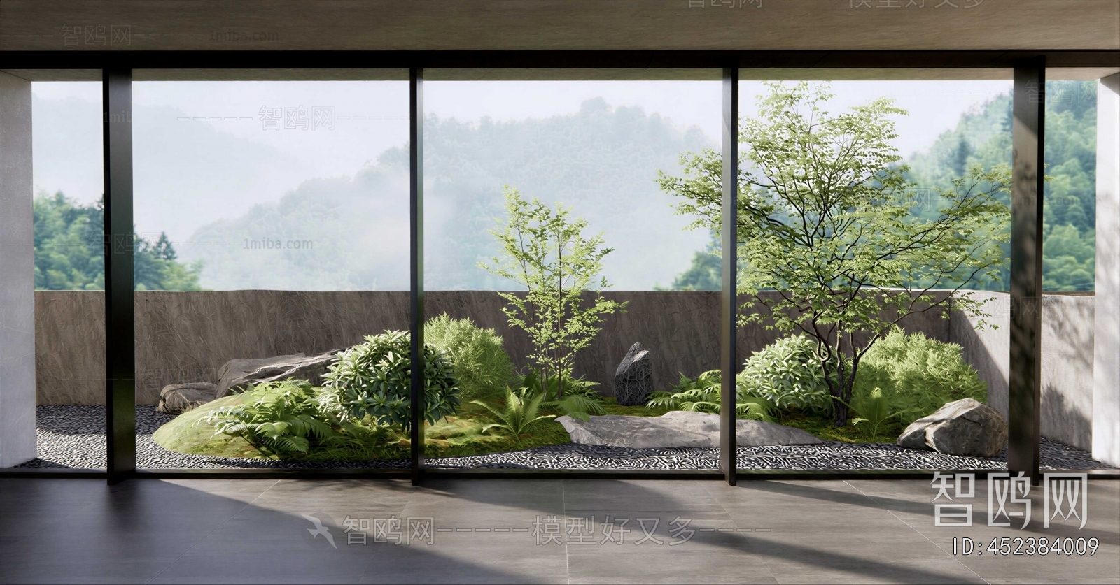 Modern Courtyard/landscape