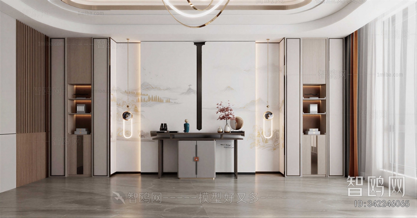 New Chinese Style Hallway