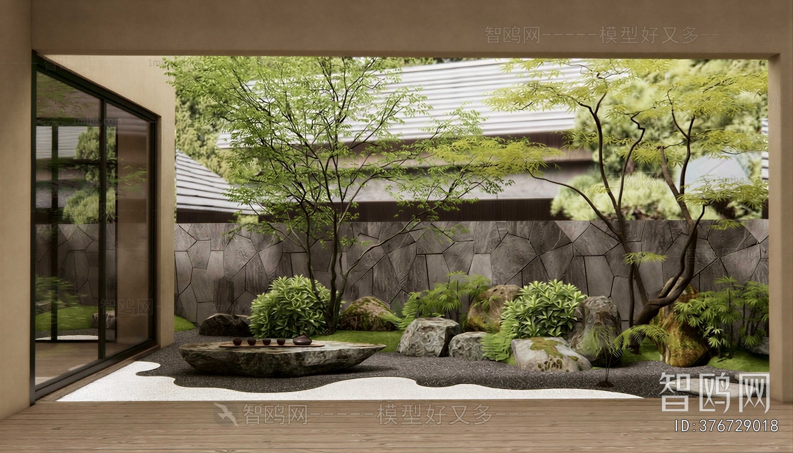 Japanese Style Courtyard/landscape