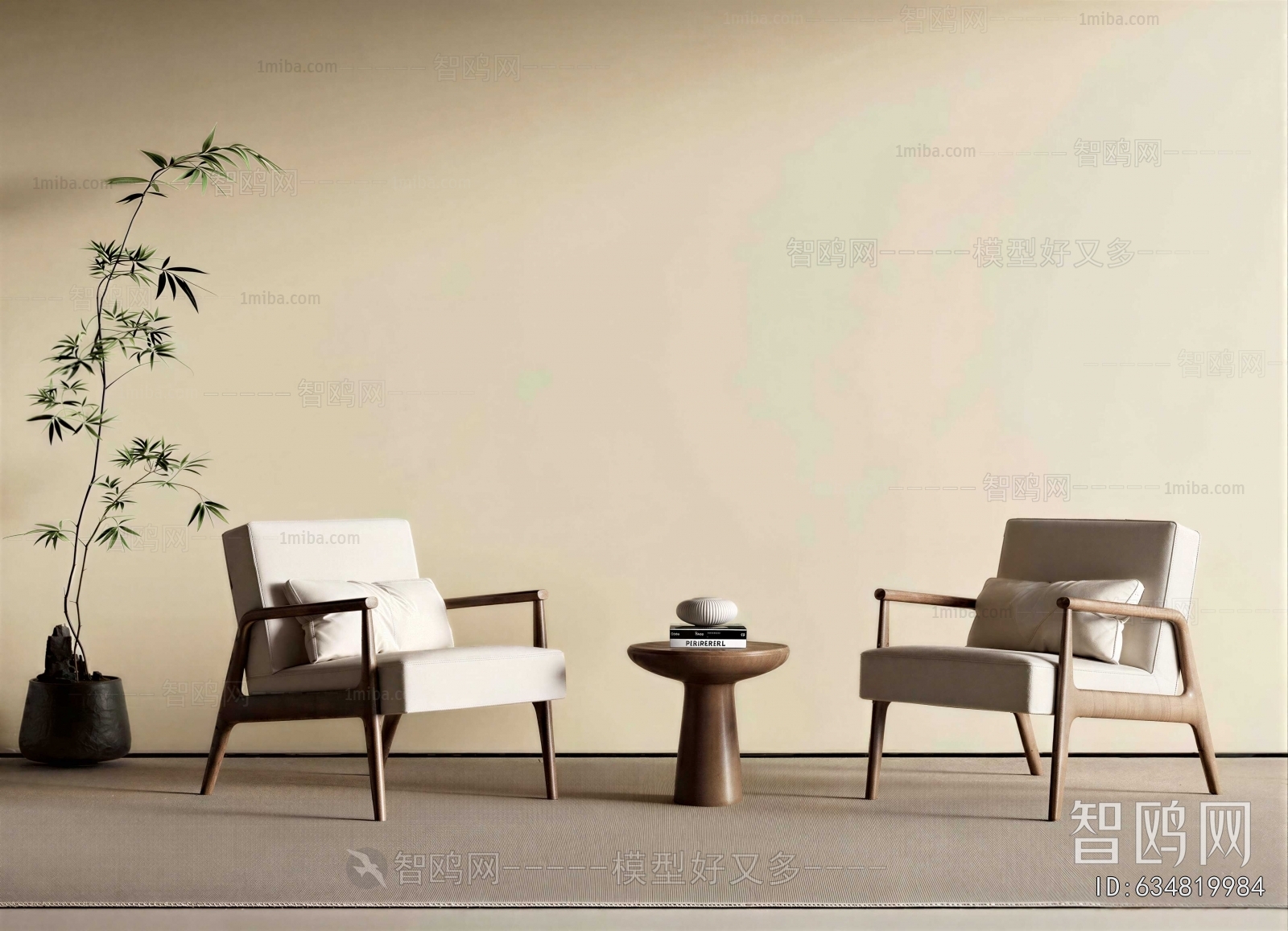 New Chinese Style Lounge Chair