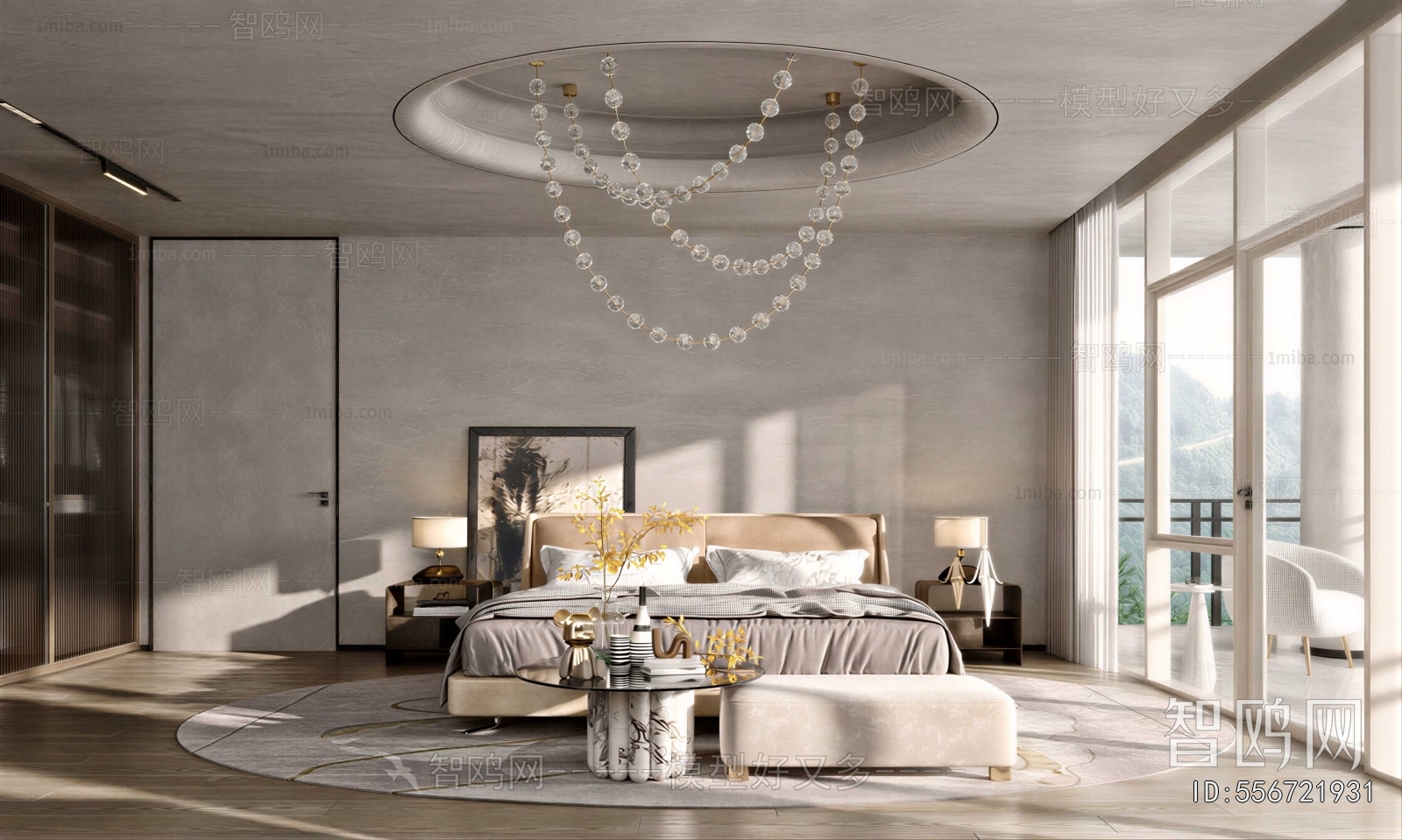 Wabi-sabi Style Bedroom